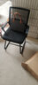 汉蜂电脑椅家用办公培训会议椅人体工学椅学生宿舍书房靠背椅子电竞椅 黑框黑网弓形海绵款 实拍图