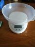 龙蓓（LONGBEI）电子秤高质量家用厨房电子称0.1克带托盘烘焙小型食物秤 白色不带托盘不送电池1g-1kg 实拍图