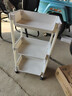 京东物流 书架推车式置物架移动落地储物架简易多层收纳架 3层 【带轮】容量升级 【稳固不晃】 实拍图