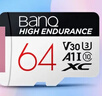 banq 64GB TF（MicroSD）存储卡 A1 U3 V30 4K 行车记录仪&安防监控专用内存卡 高度耐用 读速100MB/s 实拍图