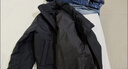 GXG男装休闲压印立领保暖短款羽绒服 黑色2 2XL 实拍图