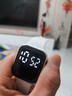 其他品牌高颜值LED手表时尚方形学生科技感超强夜光数字个性运动 白色 实拍图