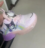 HELLOKITTY童鞋女童学步鞋炫彩亮灯鞋卡通库洛米发光鞋时尚运动鞋6703紫色28 实拍图