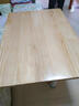 实木书桌面定做桌面板吧台板办公电脑桌餐桌飘窗台面板实木板定制 松木-榆木-白蜡木-胡桃木-定制 实拍图