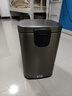 优百纳（UPELLA）脚踏垃圾桶12升带盖客厅厨房办公室脚踩金属家用垃圾筒方形皓森 实拍图