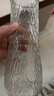 特大号玻璃花瓶桌面插花水养鲜花富贵竹高花瓶ins风客厅装饰摆件 【21高透明】大号锥桶水波纹 实拍图