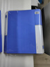 齐心（COMIX）A4/60页资料册文件夹插页袋文件册活页夹多页夹档案学生试卷科目收纳袋 办公文件保护 蓝色EA2006 实拍图