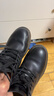 马登男士马丁靴秋冬加绒工装靴英伦风黑色休闲皮鞋男通勤百搭真皮靴子 黑色 [软皮/6孔]加绒版 42 男码 实拍图