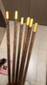 京东京造 筷子 家用食品接触级餐具鸡翅木【圆顶金福】10双成人+2双儿童筷 实拍图