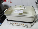 美的（Midea）电火锅 鸳鸯锅 火锅专用锅超薄钛陶速沸分体式0氟6.5L电煮锅电热锅多功能锅HGS3322R1 实拍图