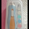 好伊贝（HOY BELL）婴儿电动磨甲器电动打磨器新生儿专用防夹肉指甲剪套装USB款蓝色 实拍图