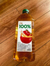 汇源100%苹果汁2000ml*1瓶2L实惠大桶家庭分享节日年货节送礼宴请 实拍图