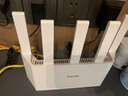 Tenda腾达路由器【千兆WiFi6+穿墙王】无线AX3000信号增强家用放大器Mesh限时补贴金榜一名云霄白立式 实拍图
