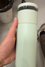 乐扣乐扣（LOCK&LOCK）心仪茶水分离保温杯316L不锈钢商务水杯440ML薄荷绿LHC4285MIT 实拍图