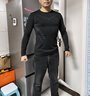 艾伦伯顿（Alen Botun）健身服男套装高弹压缩冬季保暖内衣速干衣冬天运动紧身训练跑步服 科幻两件套【升级二代保暖绒】 2XL (165-190)斤 实拍图