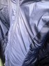 雅鹿羽绒服女士轻薄秋羽绒连帽简约纯色修身保暖短款外套 雾蓝 175  实拍图
