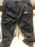 JEEP SPIRIT吉普运动裤男秋冬季休闲裤中青年纯色宽松长裤  黑色直筒加绒 6XL 实拍图