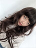 假发全头套女空气刘海大波浪长发卷发高端自然隐形无痕整顶假发套 131 深棕色 长发 60cm -发网钢梳护理液支架 实拍图