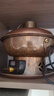 隆顺铜艺铜火锅插电紫铜木炭铜火锅炭炉插电铜锅老北京涮羊肉锅具 鸳鸯4-6人【旗舰款】 32cm 实拍图