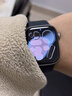 Apple/苹果 【新年礼】Watch S11 智能手表GPS款42毫米深空灰色铝金属表壳黑色运动型表带S/M 实拍图