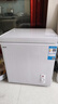 奥克斯（AUX）小冰柜家用小型冷藏柜冷冻柜两用冰柜小型租房家用小冰箱小型冷柜 铜管/148升级/可囤100斤肉/减霜80% 56L 实拍图