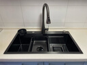 海尔水槽大单槽洗菜盆一体盆单槽厨房304不锈钢水槽双重滤渣洗碗槽 实拍图