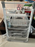 欧润哲 晒衣架落地可折叠阳台翼型室内外晾衣架晾晒挂衣架灰色XL版 实拍图