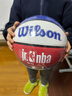 Wilson威尔胜儿童5号篮球JR NBA中国配色PU材质青少年篮球专业训练竞赛 实拍图