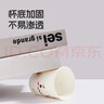 yekee 一次性茶杯加厚水杯咖啡杯子办公室家用纸杯250ml*400只JD-7109 实拍图