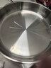 佳佳恋官方旗舰店316L不锈钢电煎锅0涂层家用加深加大电饼铛多功能烙饼锅平底锅早餐机烤肉锅电烤炉电锅 （316全钢）8K34（（2-3人）【34FD】） 实拍图