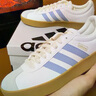 adidas「T头鞋」VL COURT 2.0复古休闲板鞋德训鞋阿迪达斯轻运动 汉玉白/蓝色/金色 (推荐女生选小半码)   38 实拍图