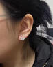 戚小米999纯银花朵耳钉女养耳洞小耳环小众2026新款爆款耳环高级感耳饰 【999足银】花朵耳钉一对 实拍图