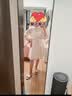 ZIHAN紫涵新中式气质套装裙女夏季吊带连衣裙罩衫两件套 皦玉白 M 实拍图