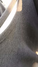 海澜之家（HLA）保暖内衣男士秋衣秋裤男100%纯棉抗菌防螨保暖线衣线裤打底套装 360克加绒加厚羊毛蚕丝考拉绒套装-深灰 2XL /180(体重150-170斤) 实拍图