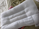 富安娜家纺枕头芯颈椎枕决明子草本枕芯抗菌枕头舒睡一对装74*48cm白 实拍图