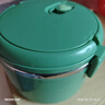 饭盒带盖上班族层层保温密封饭盒不锈钢饭盒大容量学生女便当盒 【浅绿色】单层饭盒 实拍图