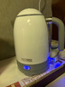 膳魔师（THERMOS）烧水壶恒温电热水壶热水壶电热水瓶电水壶自动断电保温一体最新款316L无缝内胆泡茶母婴可用大容量 1.7L 【一键恒温】月光白 实拍图