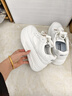 回力女鞋春季厚底小白鞋女学生百搭增高板鞋女运动休闲鞋子女 白色 38 实拍图