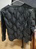 茵曼（INMAN）轻薄简约无领短款羽绒马甲女士2025新款可内搭可外穿薄款外套 黑色 XL 实拍图