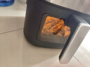 美的（Midea）空气炸锅蒸汽炎烤2.0免翻面26新款 0氟陶瓷涂层家用大容量6.5L 可视窗口烤箱蒸烤一体MF-KZC6518 实拍图