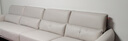 左右客厅简约直排布艺沙发DZY6016 四人位 31935月光白 实拍图