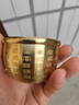 上善若水纯铜百福铜缸全聚宝盆摆件马年吉祥铜器纯铜聚财缸摆件全黄铜米缸 一缸金【百福款】150g 实拍图