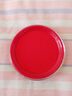 得力（deli）【超级爆款】φ82mm透明圆形财务快干印台印泥 办公用品 红色9863 实拍图