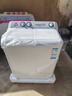 海尔（Haier）【双重补贴】小神螺洗衣机半自动双缸双桶9KG强力去污操作简单老人轻松用移动脚轮可挪动以旧换新 京仓就近速发 送货上门 原厂质保 双缸 9kg 小神螺 实拍图