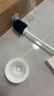 【2w+好评】卫生间马桶刷家用无死角厕所清洁刷子马桶清洁刷搋子 【加长手柄】白色1套(带圆形底座) 实拍图
