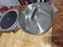 九阳（Joyoung）0涂层IH秒涮电火锅火锅专用锅电锅家用4-8人分体式可拆洗多功能电蒸锅不锈钢电煮锅6L火锅锅GN12 实拍图