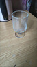 宝石纹玻璃杯INS风高颜值洋酒杯透明家用加厚鸡尾酒调酒啤酒杯子 浮雕高脚杯200ml*1 实拍图
