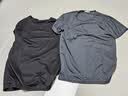 汐嘻短袖t恤男春夏中青年潮流体恤半袖纯色透气百搭打底衫男汗衫衣服 深灰色+黑色【两件装】 2XL-建议130-145斤左右 实拍图