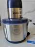 美的（Midea）绞肉机家用电动料理搅拌绞肉绞菜馅多功能一体机打蒜器不锈钢辅食搅肉机JC15F 2.2L 实拍图