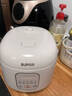 苏泊尔（SUPOR）家用小型迷你电饭煲1.6L容量多功能电饭锅1-2-3人陶晶厚釜内胆300W小功率宿舍可用快速煮饭不粘锅 专柜款 陶瓷油耐用不粘内胆 1.6L 实拍图